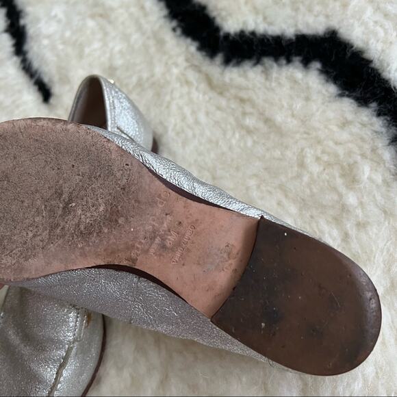 Kate Spade Carima Silver Metallic Loafers - Picture 7 of 12
